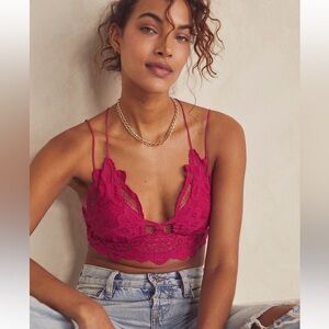 FREE PEOPLE ONE Adella Bralette - Rose Hypnotic - Small